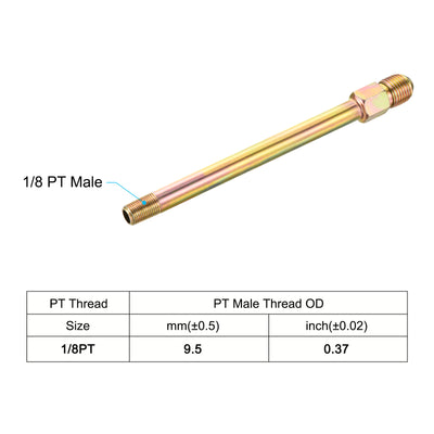 Harfington Extension Pipe Fitting Male to Male Thread Adapter Extension Hex Coupling