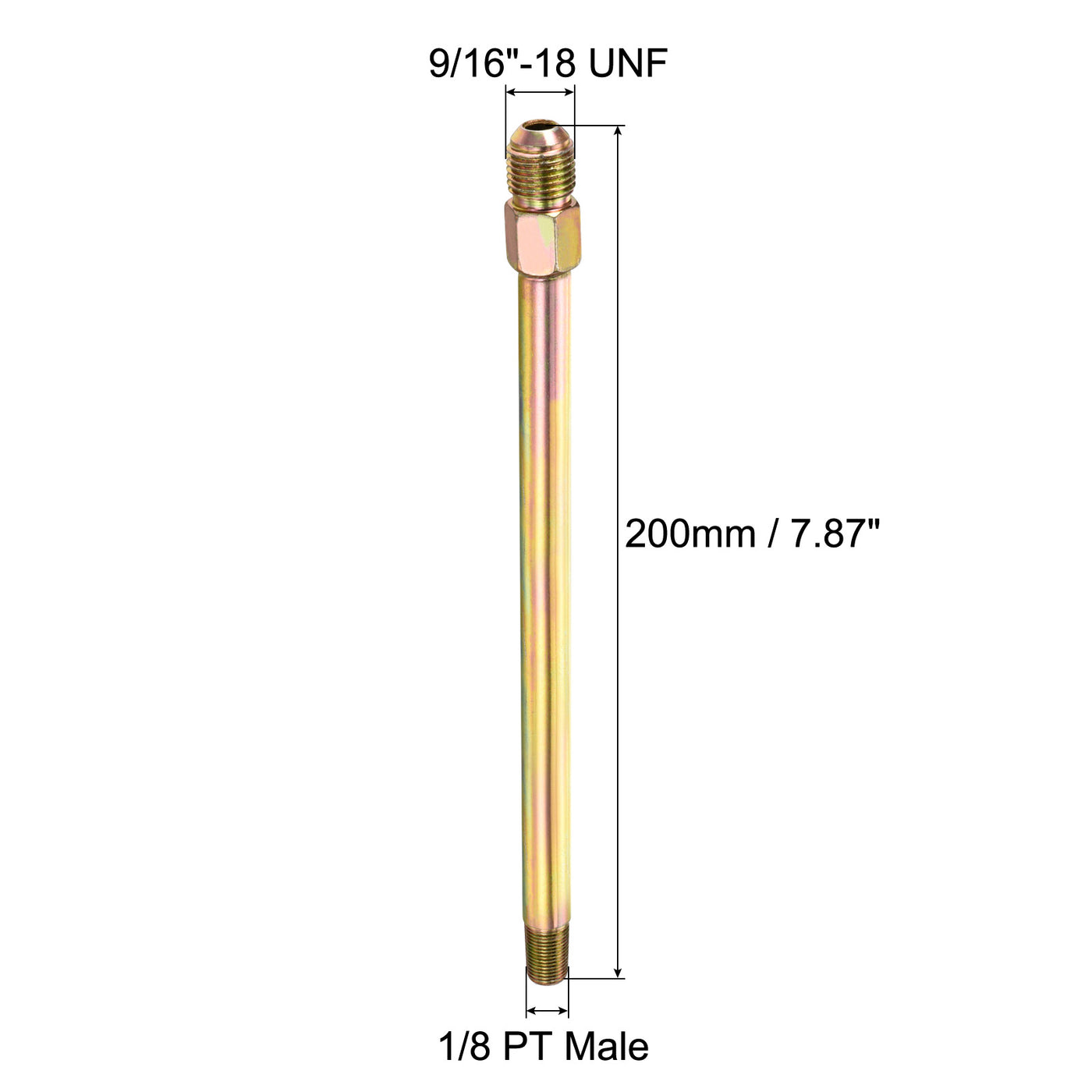 Harfington Extension Pipe Fitting Male to Male Thread Adapter Extension Hex Coupling