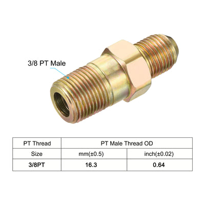 Harfington Extension Pipe Fittings Male to Male Thread Adapter Extension Connector Hex Coupling