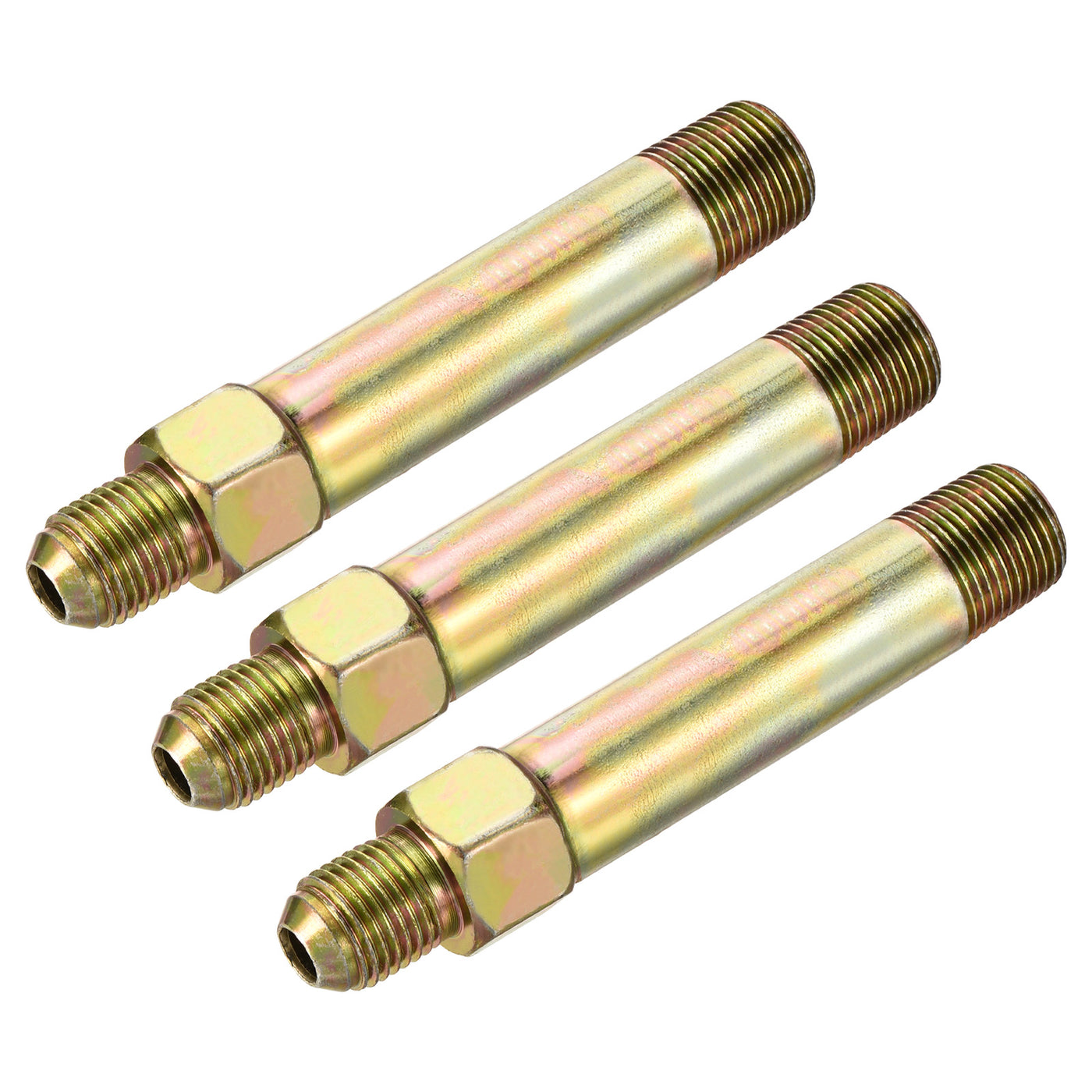 Harfington Extension Pipe Fitting Male to Male Thread Adapters Extension Connector Hex Coupling