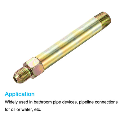 Harfington Extension Pipe Fittings Male to Male Thread Adapter Extension Connector Hex Coupling