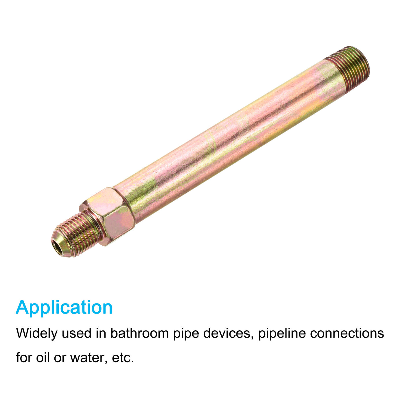 Harfington Extension Pipe Fitting Male to Male Thread Adapters Extension Connector Hex Coupling
