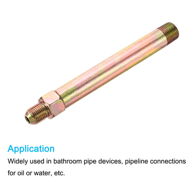 Harfington Extension Pipe Fitting Male to Male Thread Adapters Extension Connector Hex Coupling