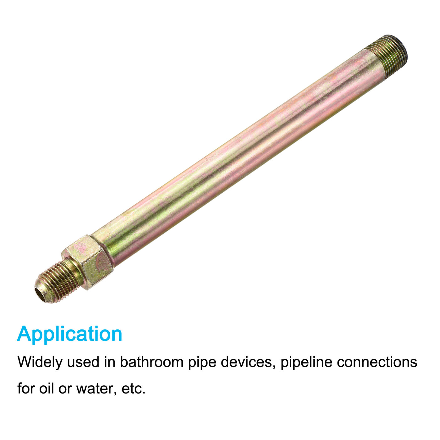 Harfington Extension Pipe Fitting Male to Male Thread Adapters Extension Connector Hex Coupling