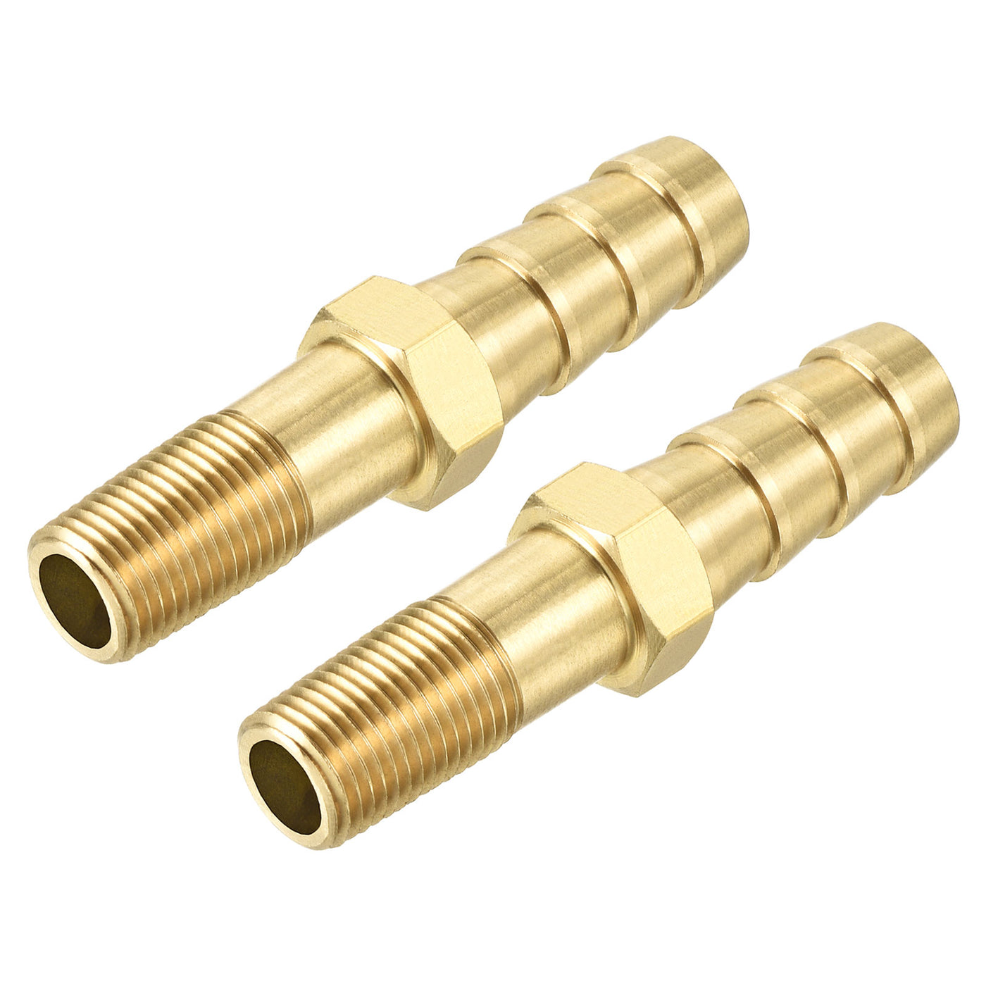 Harfington Brass Hose Barb Fitting Male Thread Pipe Connectors