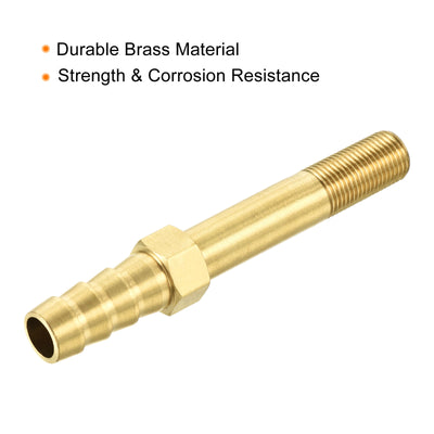 Harfington Brass Hose Barb Fitting Male Thread Pipe Connector