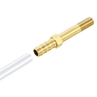 Harfington Brass Hose Barb Fitting Male Thread Pipe Connector