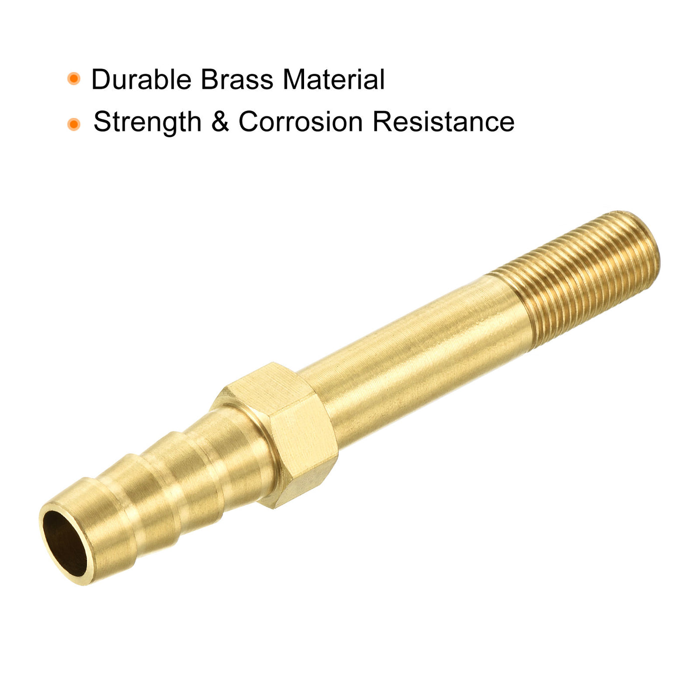 Harfington Brass Hose Barb Fitting Male Thread Pipe Connectors