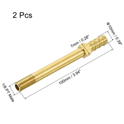 Harfington Brass Hose Barb Fitting Male Thread Pipe Connectors