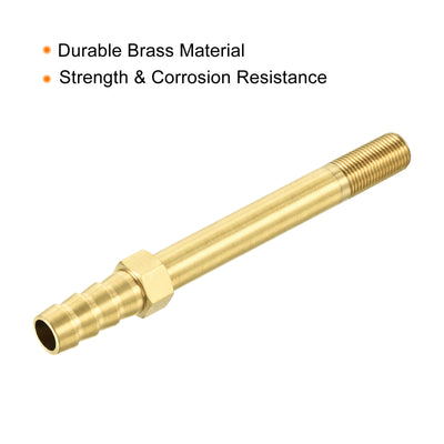 Harfington Brass Hose Barb Fitting Male Thread Pipe Connectors