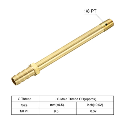 Harfington Brass Hose Barb Fitting Male Thread Pipe Connector