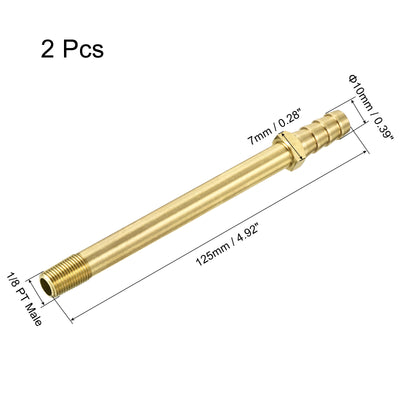 Harfington Brass Hose Barb Fitting Male Thread Pipe Connectors