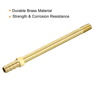 Harfington Brass Hose Barb Fitting Male Thread Pipe Connectors