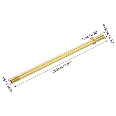 Harfington Brass Hose Barb Fitting Male Thread Pipe Connector