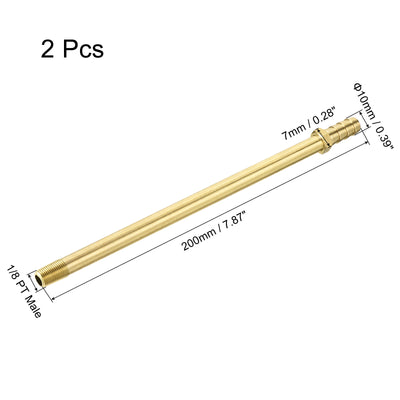 Harfington Brass Hose Barb Fitting Male Thread Pipe Connectors