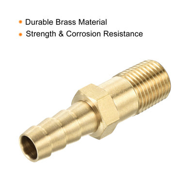 Harfington Brass Hose Barbs Fitting Male Thread Pipe Connectors