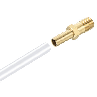 Harfington Brass Hose Barbs Fitting Male Thread Pipe Connectors