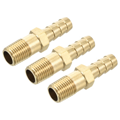 Harfington Brass Hose Barbs Fitting Male Thread Pipes Connector
