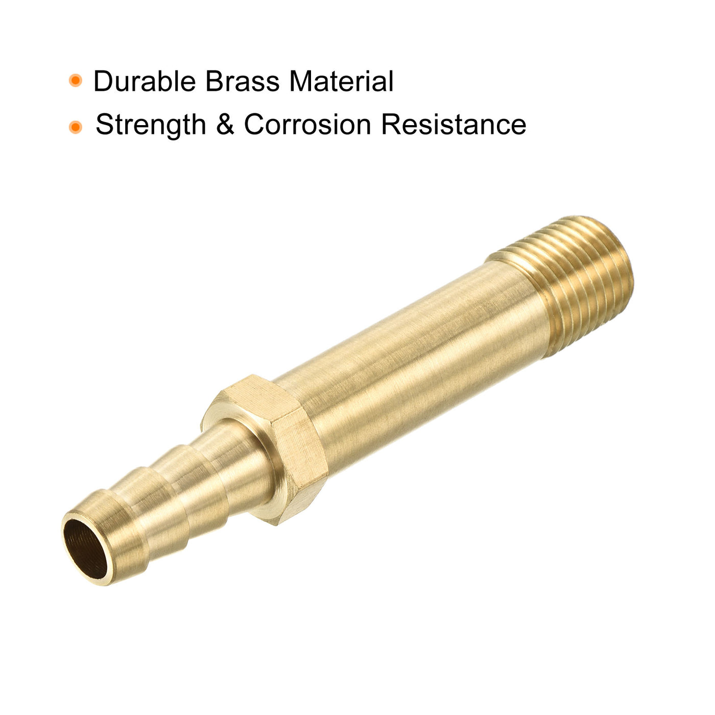 Harfington Brass Hose Barbs Fitting Male Thread Pipes Connector