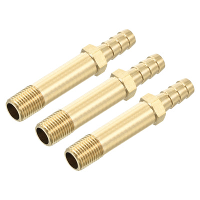 Harfington Brass Hose Barbs Fitting Male Thread Pipes Connector