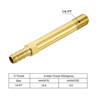 Harfington Brass Hose Barbs Fitting Male Thread Pipe Connectors