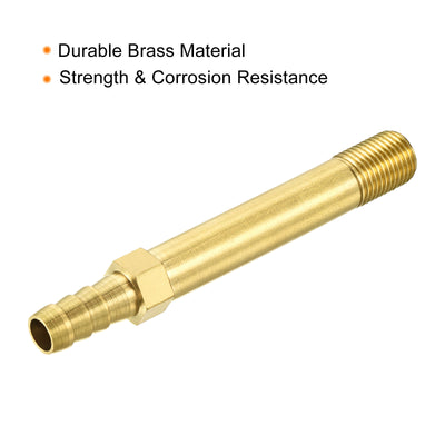 Harfington Brass Hose Barbs Fitting Male Thread Pipes Connector
