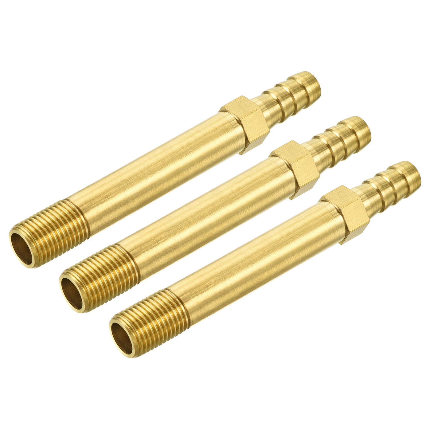 Harfington Brass Hose Barbs Fitting Male Thread Pipes Connector