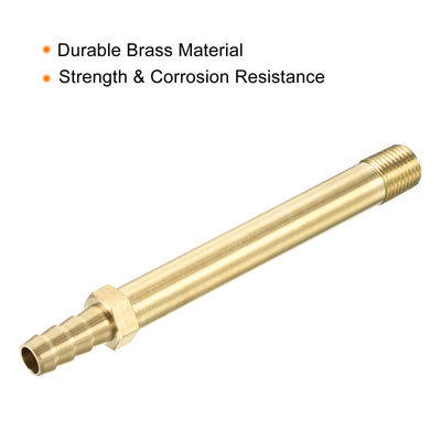 Harfington Brass Hose Barbs Fitting Male Thread Pipe Connectors