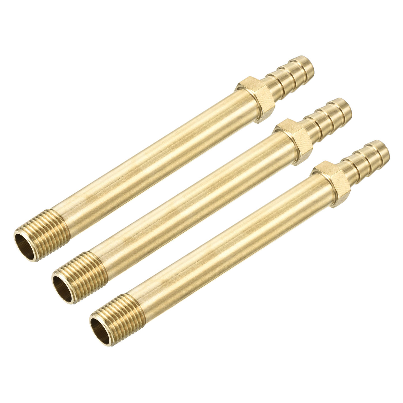 Harfington Brass Hose Barbs Fitting Male Thread Pipes Connector