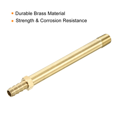 Harfington Brass Hose Barbs Fitting Male Thread Pipe Connectors