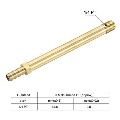 Harfington Brass Hose Barbs Fitting Male Thread Pipes Connector