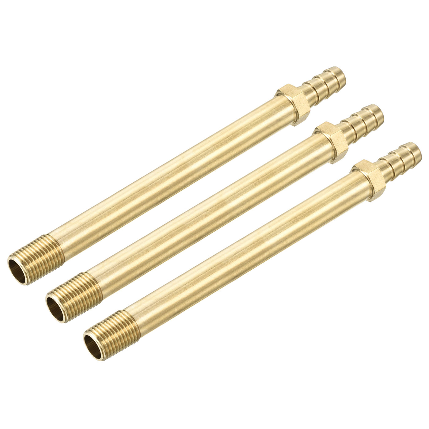 Harfington Brass Hose Barbs Fitting Male Thread Pipes Connector
