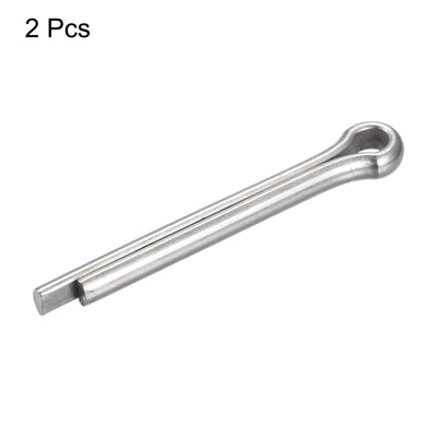 Harfington Split Cotter Pin, Stainless Steel Clip Fastener Fits for Automotive, Mechanics