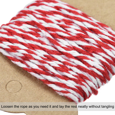 Harfington Thread Cord Macrame Cord Cotton Rope String for Handmade Making Knitting