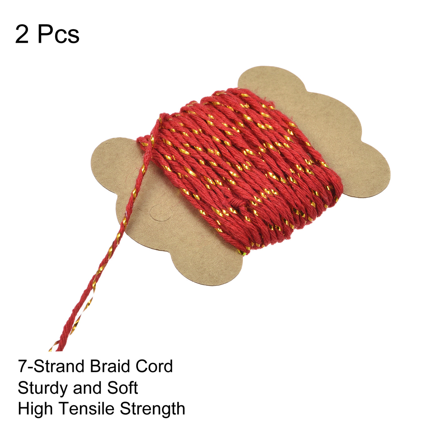 Harfington Thread Cord Macrame Cord Cotton Rope Braid String for Handmade Knitting