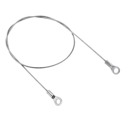 Harfington Stainless Steel Lanyards Cable Eyelets Ended Security Wire Ropes