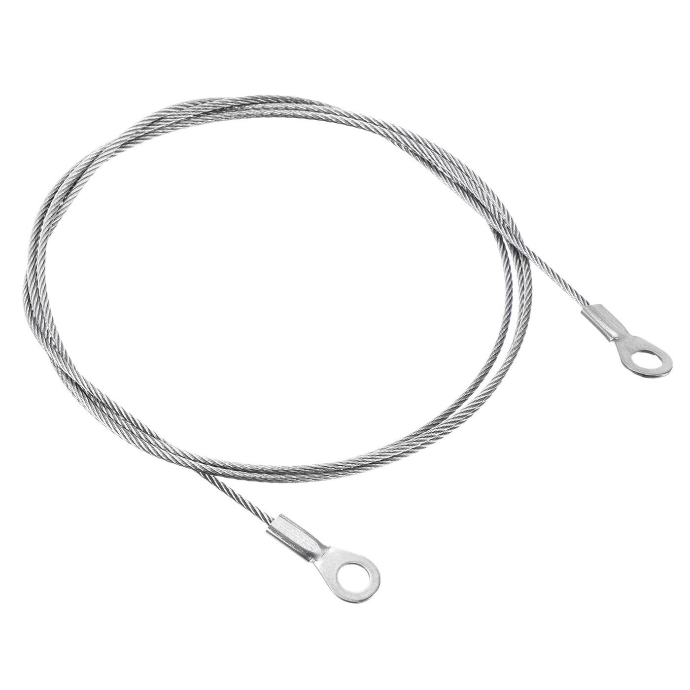 Harfington Stainless Steel Lanyards Cable Eyelets Ended Security Wire Ropes
