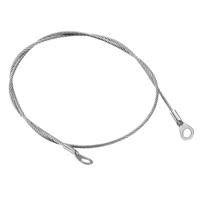 Harfington Stainless Steel Lanyards Cable Eyelets Ended Security Wire Ropes