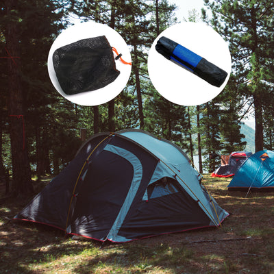 Harfington 46.8" Mesh Fabric Slightly Stretchy for Backpack Pocket,Netting Bag Black 1yard