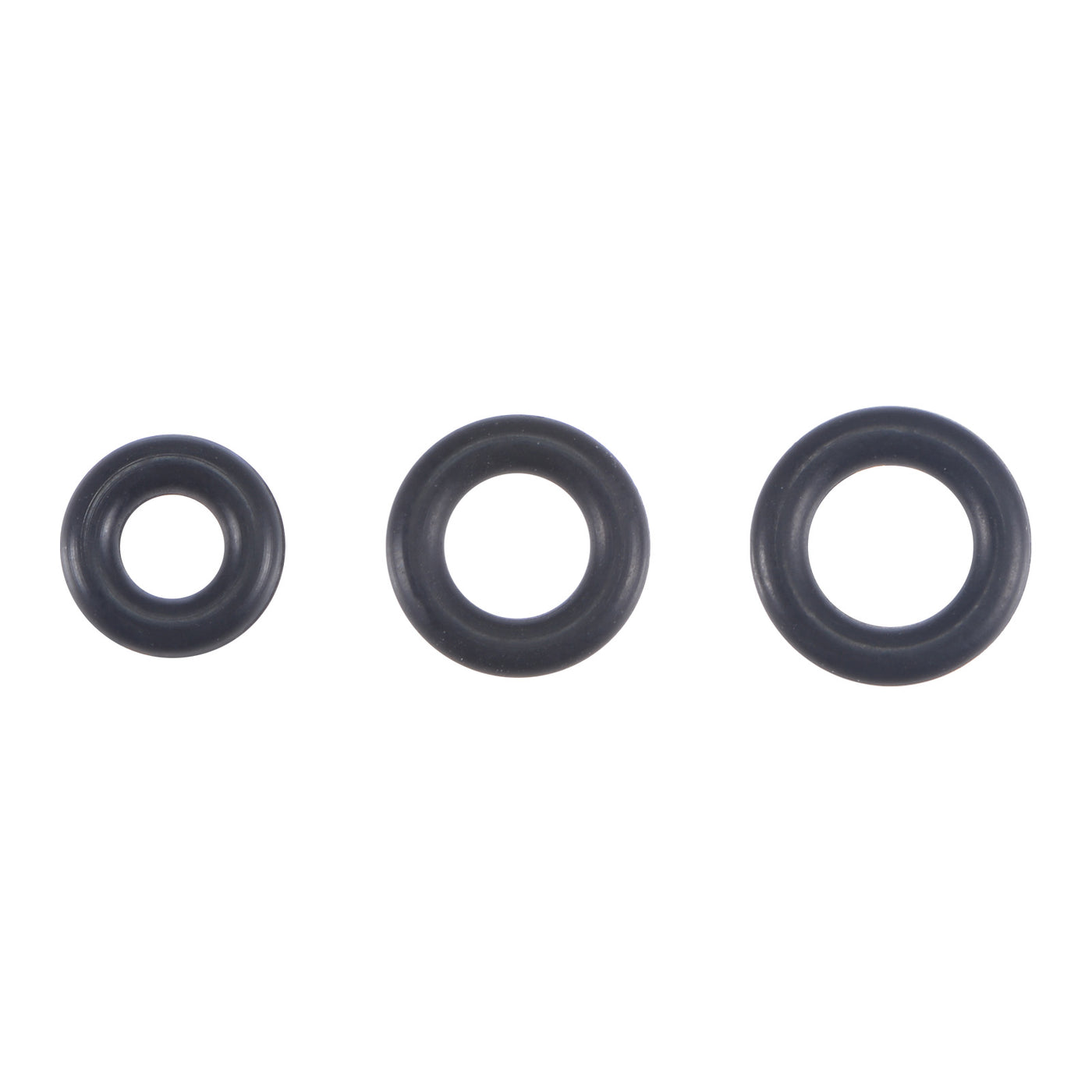 Harfington Nitrile Rubber O-Rings 5mm 5.5mm 6.5mm OD 2mm 2.5mm 3.5mm ID 1.5mm Thick Seal Gasket, Black 150in1 Set