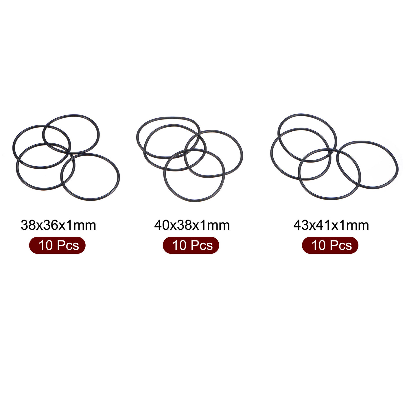 Harfington Nitrile Rubber O-Ring Seal Ring Fluids Sealing Gasket