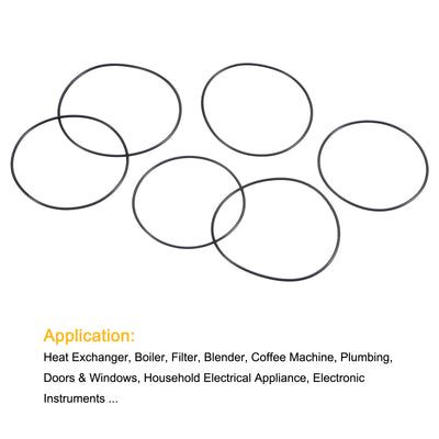 Harfington Nitrile Rubber O-Ring Seal Ring Fluids Sealing Gasket