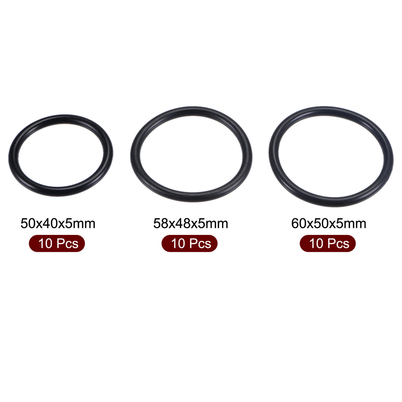 Harfington Nitrile Rubber O-Ring Seal Ring Fluid Sealing Gasket