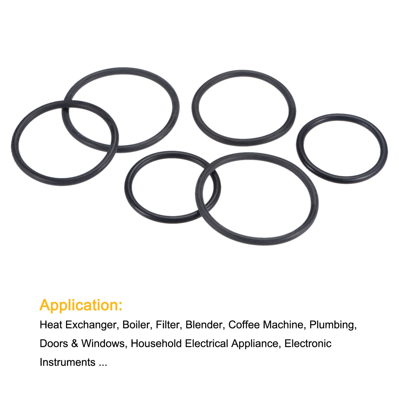 Harfington Nitrile Rubber O-Ring Seal Ring Fluids Sealing Gasket•