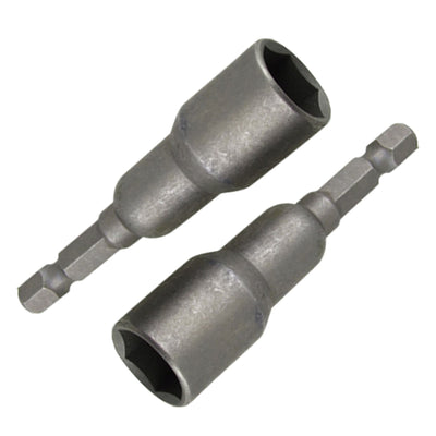 Harfington 1/4 " Hexagon Shank 9mm Magnetic Hex Socket Spanner Nut Driver Bit 2PCs