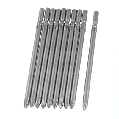 Harfington 5mm Diameter 100mm Long Phillips PH2 Screwdriver Bits Replacement 10 Pcs