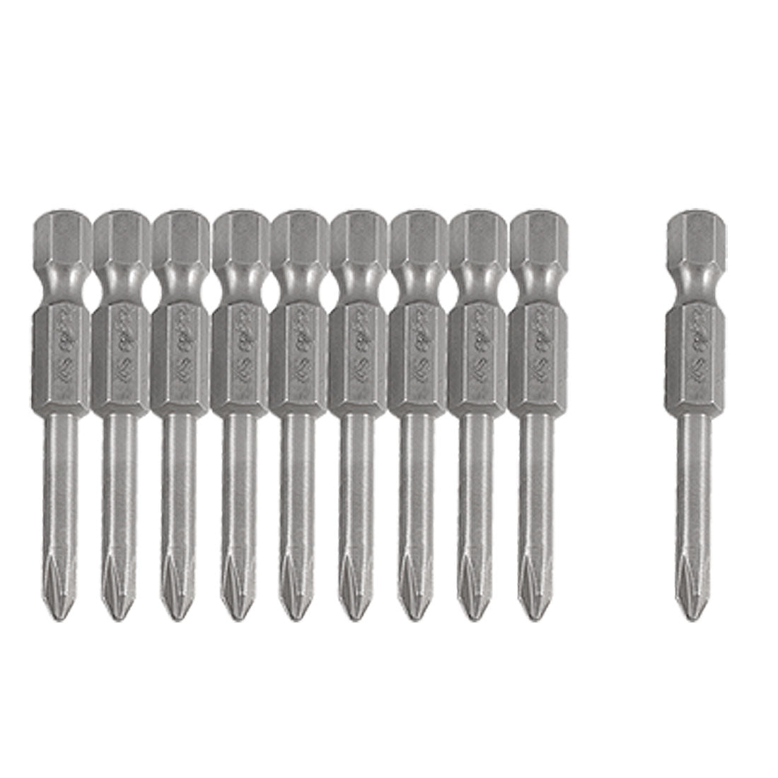 Harfington Magnetic 4mm PH1 Phillips Cross Head Screwdriver Bits 10 Pcs