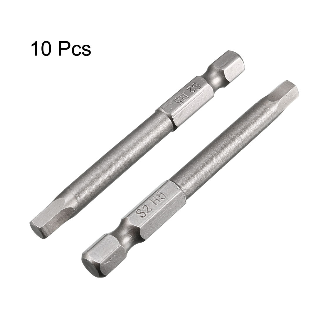 Harfington 10 Pcs 1/4" x 65 x 5mm Magnetic Quick Change Shank Hex Screwdriver Bits