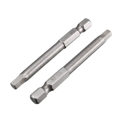 Harfington 10 Pcs 1/4" x 65 x 5mm Magnetic Quick Change Shank Hex Screwdriver Bits