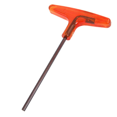 Harfington Plastic Handle Metal Inner Hexagon Spanner T Shaped Hex Wrench S2 5mm